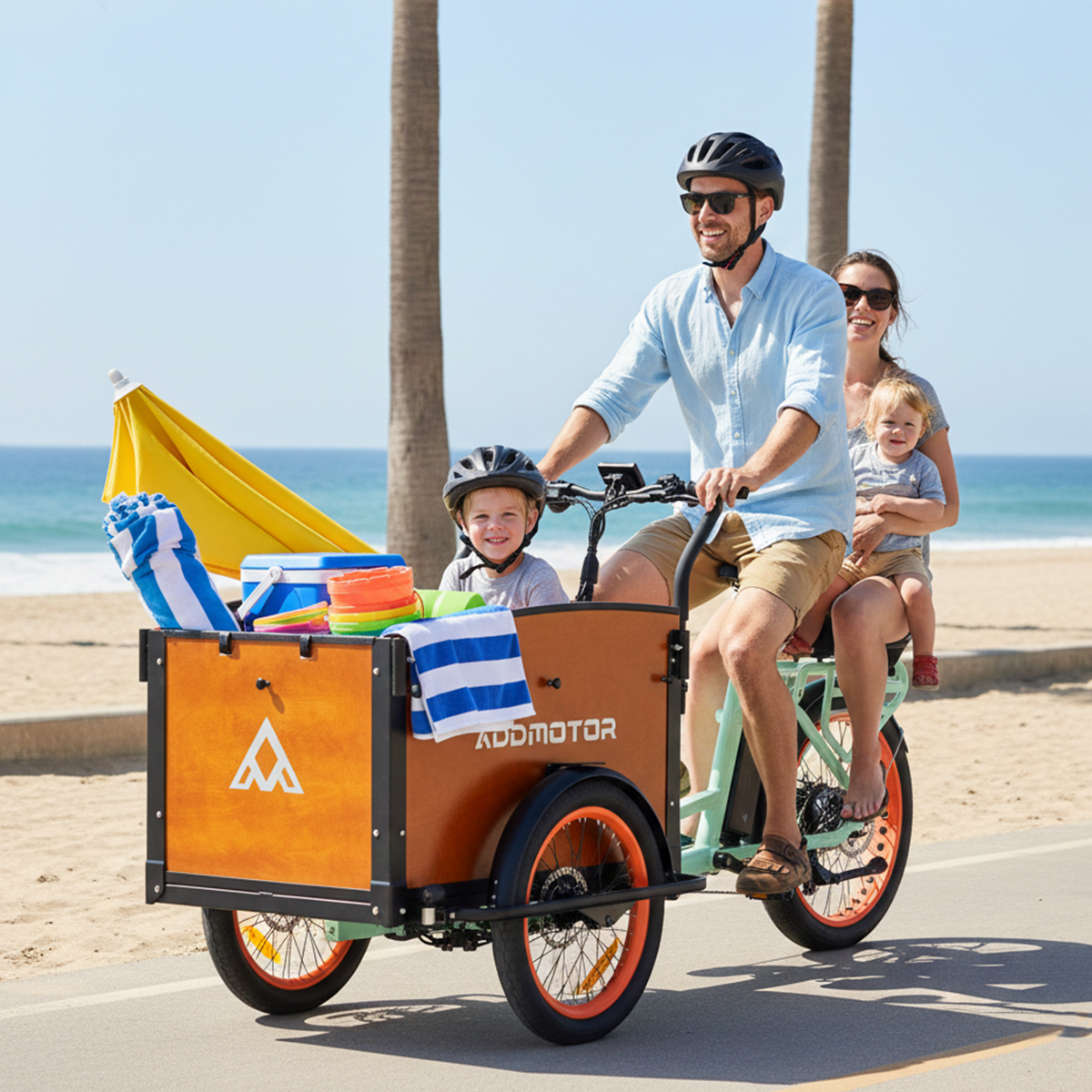 Addmotor E‑325 Electric Cargo Bike — Family Adventure Like Never Before